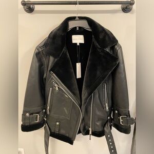 NWT Rebecca Minkoff oversized moto jacket